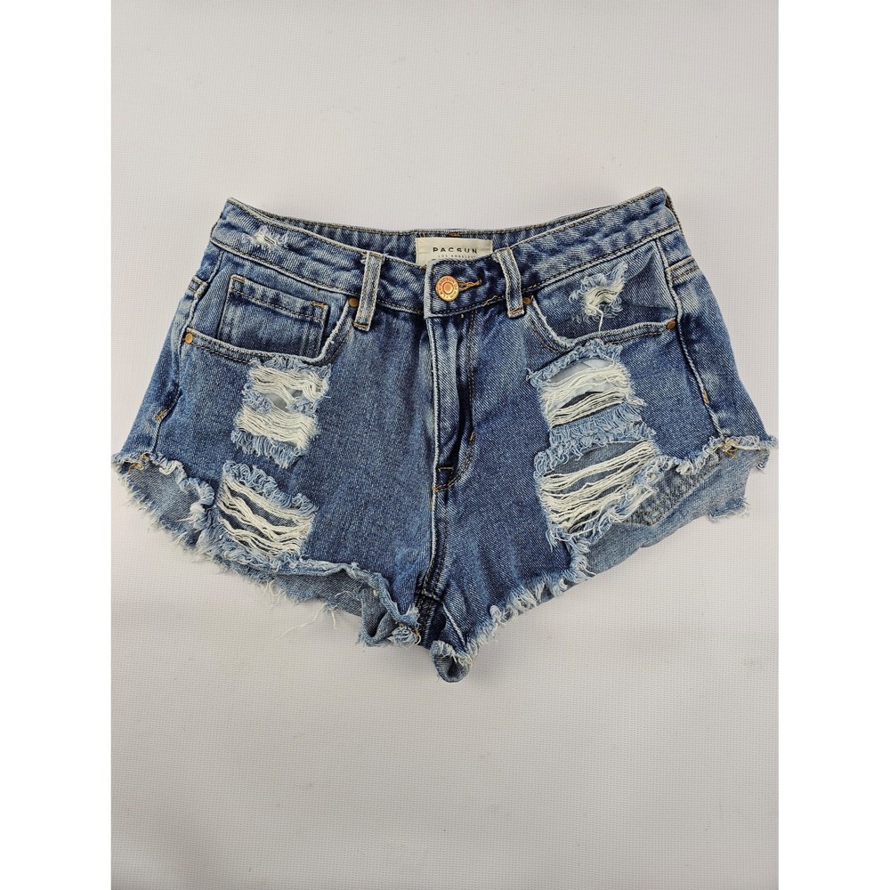 PacSun High Rise Festival Denim Jean Shorts Size 23